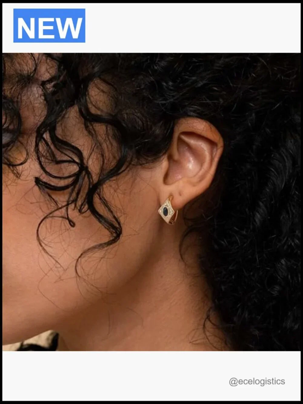 Huggie Hoop Earrings 14K Gold Filled CZ Stud Earrings Small Boho Earrings